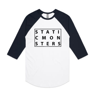 STATICMONSTERS - three line, black Thumbnail