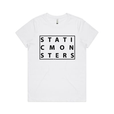 STATICMONSTERS - three line, black Thumbnail