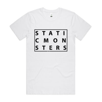 STATICMONSTERS - three line, black Thumbnail