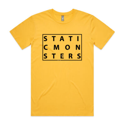 STATICMONSTERS - three line, black Thumbnail