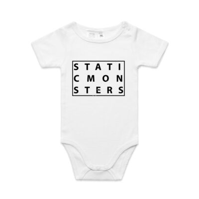 STATICMONSTERS - three line, black Thumbnail