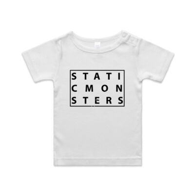 STATICMONSTERS - three line, black Thumbnail