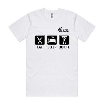 Eat, Sleep, Loglift - Black Thumbnail