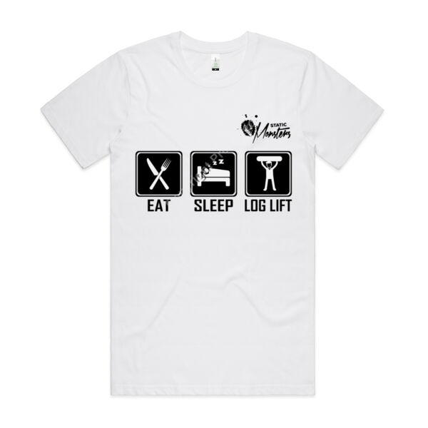 Eat, Sleep, Loglift - Black Thumbnail
