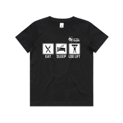 Eat, Sleep, Loglift - White Thumbnail