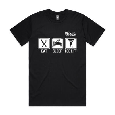 Eat, Sleep, Loglift - White Thumbnail