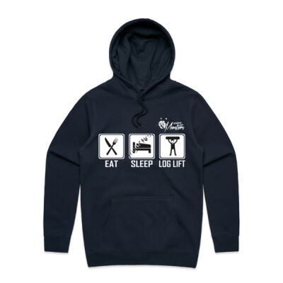 Eat, Sleep, Loglift - White Thumbnail