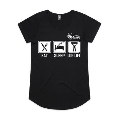 Eat, Sleep, Loglift - White Thumbnail