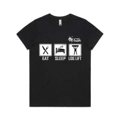 Eat, Sleep, Loglift - White Thumbnail